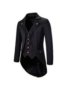 Men Cosplay Clothing - Black - View 3