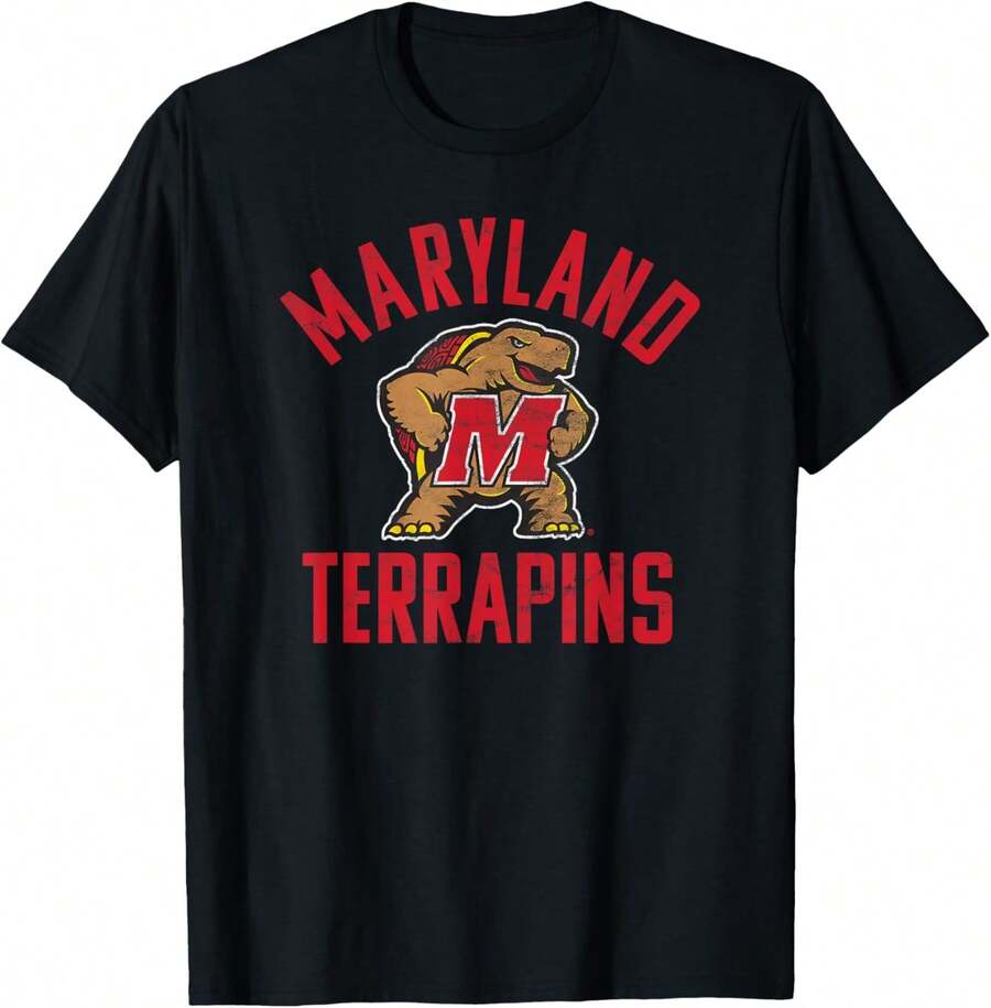 Unrsity Of Maryland Terrapins Large T-Shirt - 黑色 - 查看 1