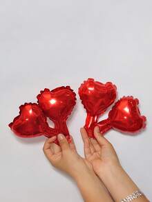 10 quả bóng bay hình trái tim bằng giấy bạc, kích thước 10cm, lý tưởng cho trang trí Ngày Valentine, sinh nhật, đám cưới, lễ đính hôn, Ngày của Mẹ và lễ tựu trường. Chúng cũng có thể được sử dụng để trang trí phòng khách, nhà cửa và bàn tiệc. Không cần nguồn điện, hoàn hảo cho trang trí Ngày Valentine, Ngày của Mẹ và đám cưới. (Sản phẩm này được vận chuyển ở dạng chưa bơm hơi.) - Nhiều màu - Xem 5