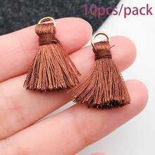 10/15pcs Colorful Mini Tassel Pendants! – DIY Craft Accessories For Ethereal Earrings, Bracelets & Dreamy Bag Charms