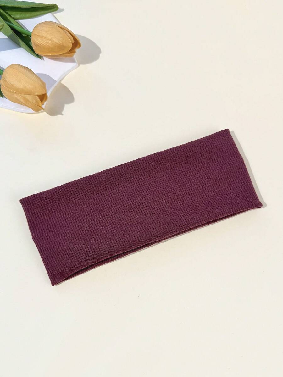 1 chiếc băng đô thể thao/thời trang đường phố bằng vải dệt kim co giãn, phụ kiện tóc mùa đông, trang phục mùa hè, du lịch, sinh nhật.