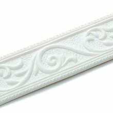 1 pieza Cinta moldeadora de zócalo autoadhesiva de espuma, línea de cintura de espuma impermeable y a prueba de golpes para decoración de esquina de pared - Blanco - Ver 10