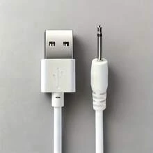 三合一USB充电线，DC2.5和DC2.0接口，适用于为洁面刷、美容仪和其他小型电器供电