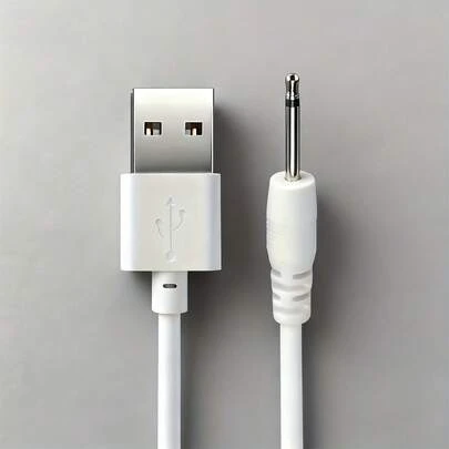 Cable de carga USB 3 en 1, con clavijas DC2.5 y DC2.0, adecuado para alimentar cepillos de limpieza facial, dispositivos de belleza y otros electrodomésticos pequeños