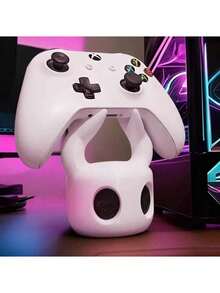 قاعدة عرض ذات طراز فارس أبيض وأسود - قاعدة عرض أنيقة مناسبة لإكسسوارات الألعاب المثالية - متعدد الألوان - مشاهدة 6