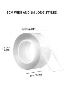 The New 1mm Thick Transparent Nano Double-Sided Tape In 2026 Is A Powerful Transparent Nano Tape With No Trace, Suitable For Office, Home And Daily Use