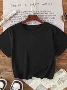 Sommer Fitness Mädchen T-Shirt mit Hantel Muster Design, modisch für den Sommer