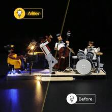 - Luz para 21334 Ideas Jazz Quartet - Modelo de bloques de construccin juego no incluido - Multicolor - Ver 5