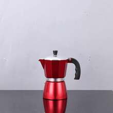 Best-Selling Italian Aluminum Household Portable Moka Pot, European Style Manual Drip Italian Coffee Maker - Multicolor - View 15