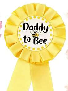 Ribbon Badge Brooch For Dad And Mom, Ladies Lapel Pin Brooch, Bag Pendant, Fashion Accessories, Fun Gifts For Friends, Family, Teachers And Classmates