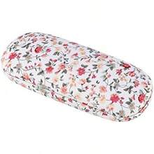 Caja de Anteojos Portátil Gafas de Sol Florales Gafas Duras Caja Protectora Caja Tejidos Tejidos Caja de Gafas de Luz Retro Floral Caja de Protección de Almacenamiento Duro - 1 - Ver 8