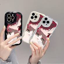 Funda de Teléfono Suave con Impresión de Olas Crema para X a la Serie 16, Funda de Teléfono a Prueba de Golpes, Regalo Lindo para Chicas, Funda de Teléfono con Olas Crema, Funda de Teléfono de Navidad, Funda de Teléfono de Halloween, Funda de Teléfono Linda, Regalo de Vacaciones, Diseño de Moda, Funda Elegante, Impresión, Funda Duradera, Cubierta a Prueba de Golpes, Amantes de, Chicas Adolescentes - Negro - Ver 1