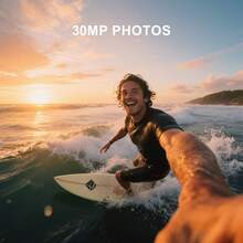 NUISK 4K Thumb Action Camera With 128GB Storage, Tiny POV Body Cam, Magnetic Mount, Waterproof For Outdoor Sports & Vlogging - Black - View 6