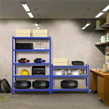 Garage Storage Racks - Blue - View 2