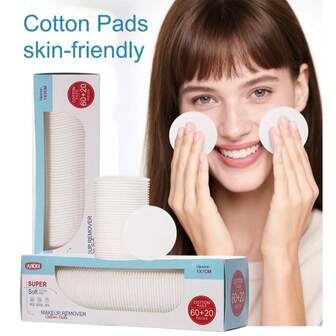 Cotton Pad,Luxuriously Soft, Double-Layered Facial Cotton Pads For A Flawless Routine | Gently Remove Makeup, Apply Toner & Essence Without Wastage, And Soothe Skin | Unbleached, Pure Cotton For The Most Delicate Skin