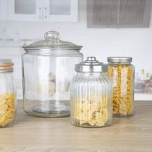 Barattolo per biscotti con coperchio, 3,9 l - trasparente - Visualizzare 3