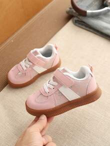 Children's Canvas Sneakers, Boys & Girls Sports Shoes, Soft Sole Casual Shoes, Spring New Kids Shoes - Pink - View 3