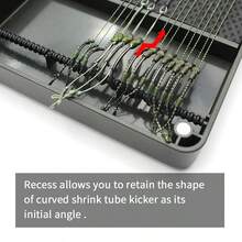 Carp Fishing Tackle Box For Carp Rig Hair Chod Rig Accessories End Tackle Storage Box Multi Function - Army Green - View 8
