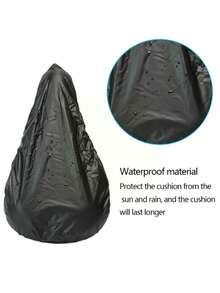 Black Bicycle Seat Cover - Durable Protective Cover Suitable For Road Bikes And Mountain Bikes, Streamlined Design With Flexibility And Protection, Bicycle Seat Cover, Road Bike Accessories, Fashionable Bicycle Accessories, Multifunctional Bicycle Accessories, Modern Cycling Gear, High-Performance Cycling Equipment, Commuter Cyclists, Cycling Enthusiasts - Multicolor - View 6