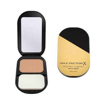 Max Factor 妙巴黎 Facefinity 粉底液 SPF20 #001 瓷白色 10克，控油，持久哑光妆效，轻盈配方