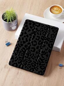 Cheetah,Leopard Print 1pc Black Leopard Print Tablet Protective With P Slot, Anti-Drop, Support Sleep/Wake, Compatible With, And.Accessories. - Multicolor 3 - View 5