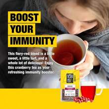 Tiesta Tea - Cranberry Hibiscus Rooibos Tea, Fireberry, Loose Leaf, Herbal Blend With Hibiscus, Cranberry, Currants &Amp; Rooibos, Enjoy Hot Or Iced, 17oz Resealable Pouch, 25 Cups - ColorA - 查看 4