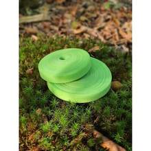 New- Multipurpose Reusable Plant Tie Self-Adhesive H Loop Wrap For Garden Support Cables Nylon And Polyester Organizer 10 Meters / 32 FEET ROLL Light Green - Image Color - View 6
