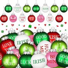 Adornos colgantes para el Día de Irlanda, 12 estilos, con letras impresas, para fiestas en casa o en la oficina. - Multicolor - Ver 6