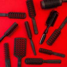 Cricket Static Free RPM 8 Row Round Hair Brush - Curling, Blow Drying, Detangling And Styling Wet Or Dry, Suitable For All Hair Types - MàuI - Xem 6