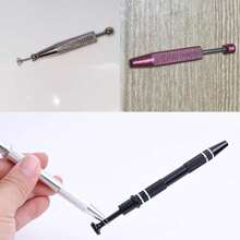 Pinzas para Joyas, 2 Pinzas para joyería, Portaherramientas Herramienta de Recogida de Joyas, Pinzas para Sujetar Catcher Grabber Pinzas Rectas para Hacer Joyas Herramienta con 4 Garras (estilo largo) - estilo corto - Ver 12