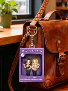 1/3/5pcs Purple Toy Box Shaped Personalized Acrylic Keychain, Customized Souvenir, Can Upload Name And Photo, Christmas Gift For Parents, Couples, Family, Customized Acrylic Portrait Gift For Parents, Teachers, Backpack Pendant, Cute Classroom Souvenir, Christmas Decoration, Thanksgiving Gift, New Year Gift, Party Decor, Christmas Gift For Best Friends,Home Decor Living Room, Birthday Gift - Multicolor Acrylic Keychain - View 8