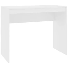 Mesa vidaXL branca, 90x40x72 cm, em madeira engenheirada. - Castanho - Ver 2