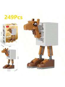 Tung Tung Sahur‌ Figure Block Toy Tralalero Tralala‌ HarkBricks Tralala Figures Bricks Toy Gift - Multicolor - View 19