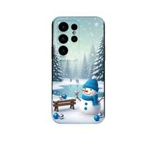 1PC Phone Case ,  Snowman Winter Forest Scene Design , Stylish Phone Case, Phone Decoration, All-around Lens Protection, Creative Small Gift, Funny Gift for Boys and Girls - Schwarz - Übersicht 6
