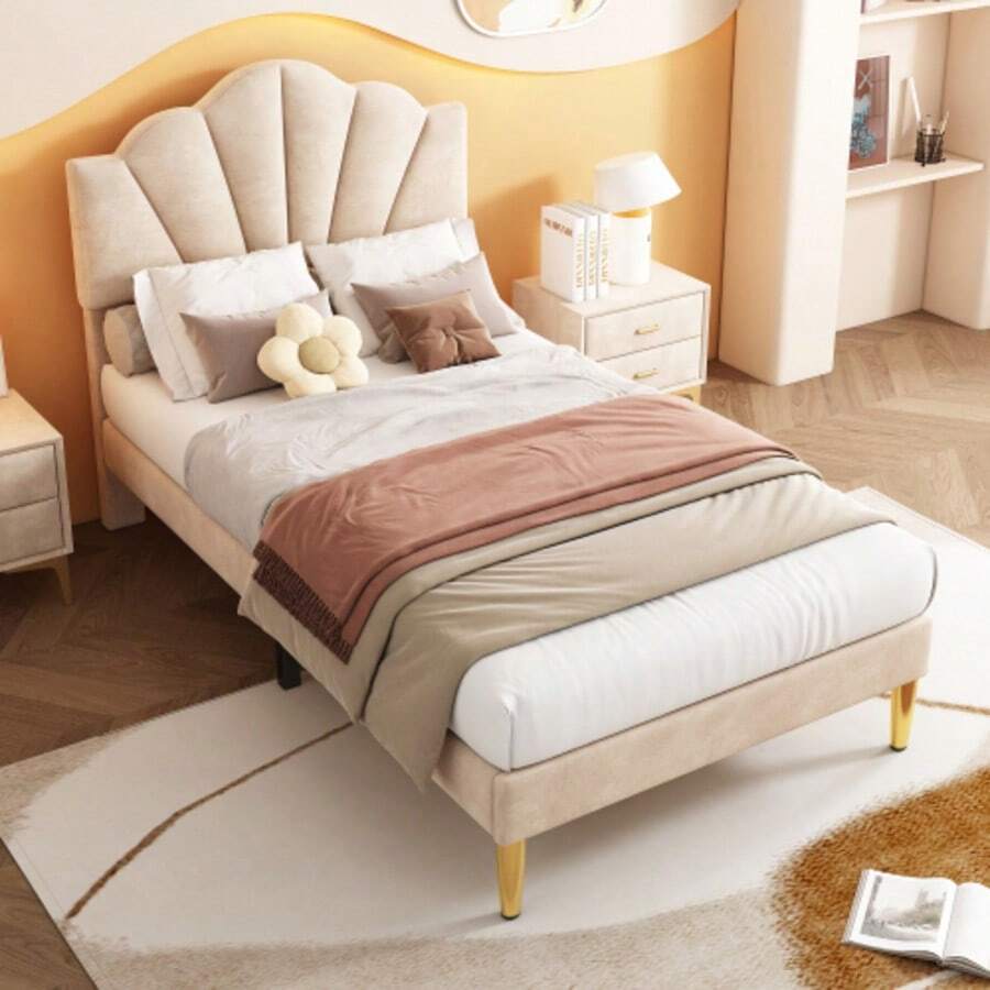Bed Frames - 米色 - 查看 1