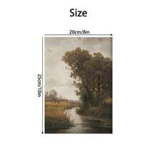 13件套复古帆布墙画，房间装饰画廊画，农舍风格家居装饰，绿色植物风景动物印花，无框乡村风装饰，温馨客厅装饰，卧室装饰，自然插画墙画，家居装饰 - 彩色 - 查看 5