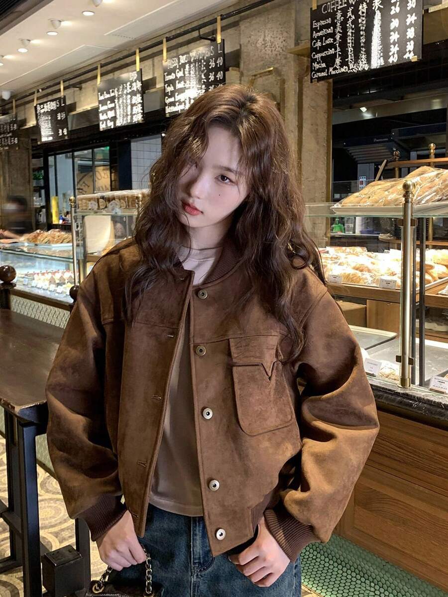 Women Jackets - màu nâu - Xem 1