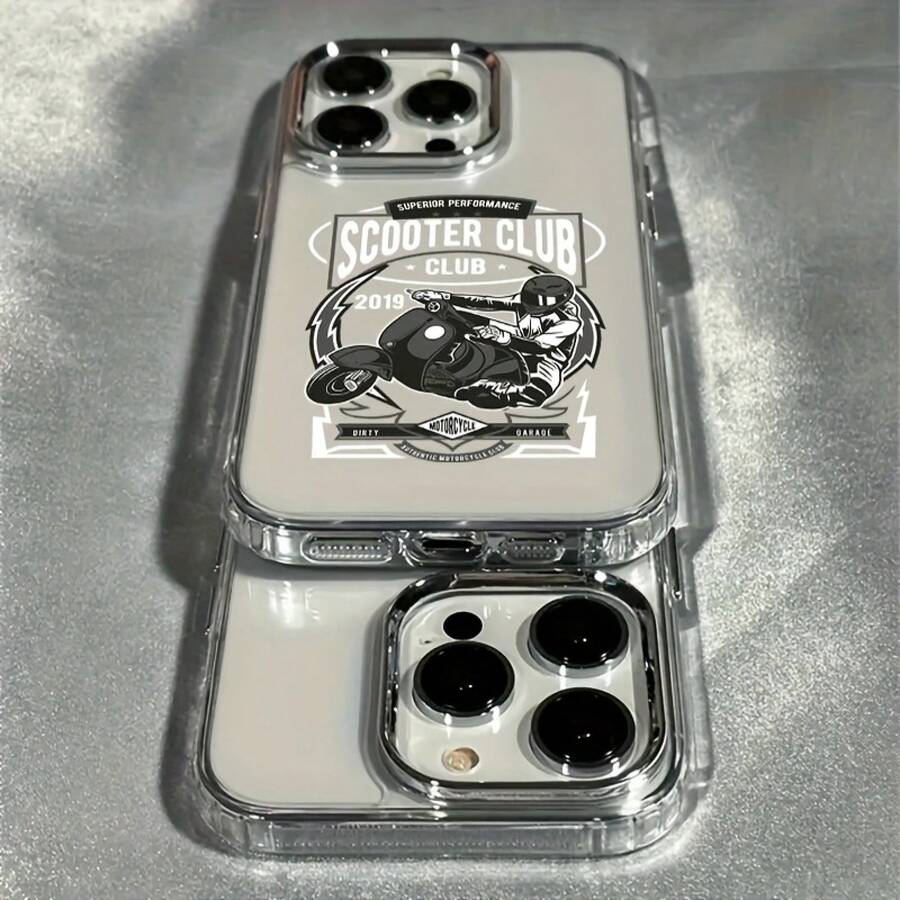 Funda para teléfono adecuada para iPhone 17 aire/16e/15/14/13/12/11, Profesional Promax Más Compatible con Samsung A02/A02S/A03/A03CORE/A03S/A04/A04S/A05/A05S/A06/A07/A11/A12/A14/A16/A20/A20S/A21S/A22/A23/A24/A25/A32/A33/A34/A35/A36/A56/A50/A30S/A50S/A51/A52/A52S/A53/A54/A55/A70/A71/A72/A73/A15/F15/M15/M34/M36/F36/NOTE10/NOTE10PLUS/NOTE10PRO/NOTE20ULTRA/S20/S20FE S20PLUS/S20ULTRA/S21/S21FE/S21PLUS/S21ULTRA/S22/S22PLUS/S22ULTRA/S23/S23FE/S23PLUS/S23ULTRA/S24/S24FE/S24PLUS/S24ULTRA/S25EDGE/S25FE/S25ULTRA, funda de teléfono transparente con marco de lente electrochapado, funda suave de TPU, adecuada tanto para hombres como para mujeres, a prueba de golpes - transparente - Ver 1