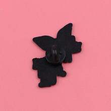 Enamel Pin Lapel Pins Badges On Backpack Women's Brooch Clothes Jewelry Fashion Accessories - 黑色 - 查看 3