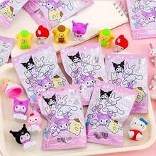 SANRIO 3 قطع/مجموعة صندوق المفاجأة، حقيبة عمياء، ممحاة بي في سي (1/4/8/32 قطعة)، دمى هالو كيتي وماي ميلودي. مناسبة كهدايا للطلاب، ديكور المنزل، هدايا الحفلات، صناديق عمياء، صناديق عمياء للجمع، ألعاب، تماثيل، هدايا عيد الميلاد وعيد الهالوين، هدايا لجوارب عيد الميلاد. - متعدد الألوان - مشاهدة 3