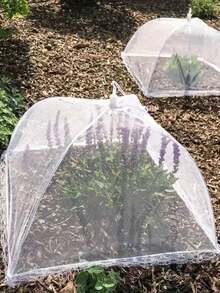 可重复使用的网状食物罩，防苍蝇蚊，适用于户外花园、蔬菜、花卉、草莓等。厨房用品 厨房配件 厨房 厨房工具 - 彩色 - 查看 8