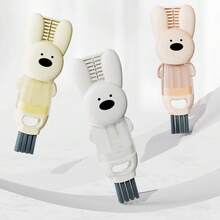 4-In-1 Portable Multi-Functional Bottle Cap Brush, Cup Brush, Water Bottle Cleaning Crevice Brush, 3-In-1 Bottle Brush, Rabbit Cup Lid Brush 4-In-1 Bottle Brush, Bottle Nipple Brush, Cup Crevice Cleaning Brush - Multicolor - View 5