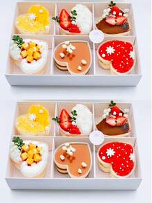 5/10个装透明甜点盒，适用于熟食，防油牛皮纸材质，白色/粉色牛皮纸烘焙食品盒，非常适合盛放饼干、马卡龙、蛋糕、三明治等，是婚礼、派对和特殊场合的理想之选。