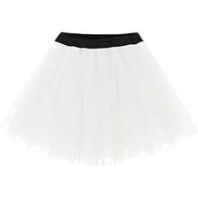 Falda Para Correr Festiva Cinturn Negro Falda Hinchada Falda Para Adultos, Naranja, Talla nica - inicial - Ver 2