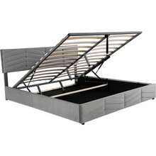 Bed Frames - Gray + Velvet + 180cm*200cm - View 7