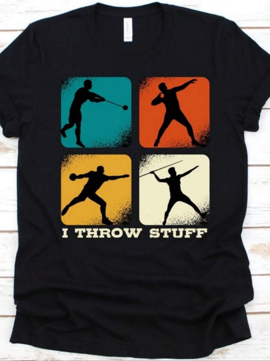 ITowStuffShirt,GiftiscusTowerenAndWo,DiscusDesign,DiscTowingLovers,AthleticSportsGraphic,AthleteShirt..220g M-En's Basic Cotton T-Shirt - Unmatched ComforT-Suitable For All People, Whether WoM-En Or M-Enhigh-Quality Durable Fabric Suitable For All Seans,Ft To The Touch But Built To LastBreathabletops WoM.En Fall OutfiT.S For WoM.En VaC.Ation OutfiT.S WoM.En Halloween Costume - 黑色 - 查看 1