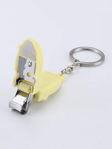 1pc Mini Folding Nail Clippers Keychain, Portable Sharp Nail And Toenail Scissors, Compact Manicure And Pedicure Tools For Easy To Carry - Multicolor - View 8