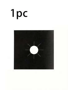 1/4/8/12片装燃气灶炉头保护垫，不粘可重复使用燃气灶保护垫，0.1毫米厚黑色不粘易清洁垫，耐热可裁剪炉头保护垫，易于清洁，适用于烹饪、燃气灶、厨房用具、家居用品、厨房配件 - 彩色 - 查看 14
