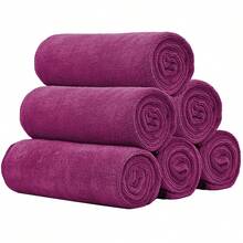 6/12pcs Facial Towel Set, High Absorbency Soft Microfiber Face Towels, Multi-Purpose Washcloth And Hand Towels, Suitable For Bathroom, Hotel, Spa, Gym, Size: 12x12 Inches/12x24 Inches, Multiple Colors Available - Multicolor - View 30