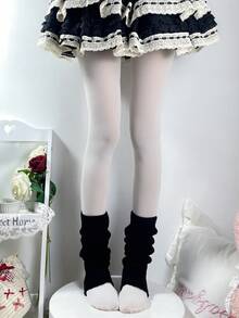 1双女士秋冬针织瑜伽/家居/休闲/运动腿套，露趾设计，用途广泛 - 彩色 - 查看 4